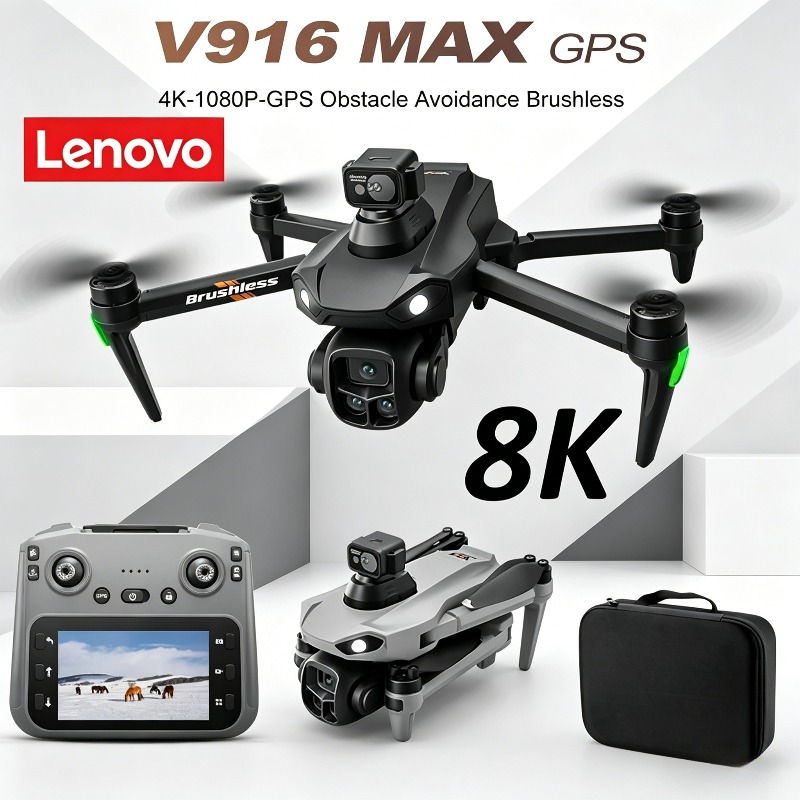 Rc Hobby China - Lenovo V916MAX Professionele 8K Drone HD