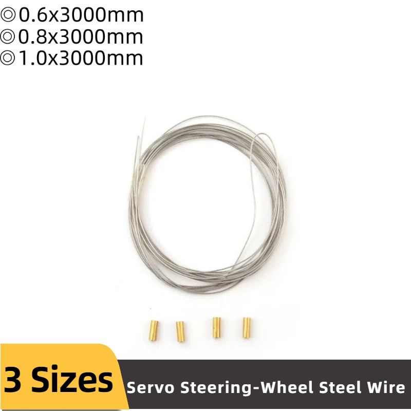 Rc Hobby Youtube - 1Set Dia 0.6/0.8/1.0mm Servo Stuurwiel Staaldraad