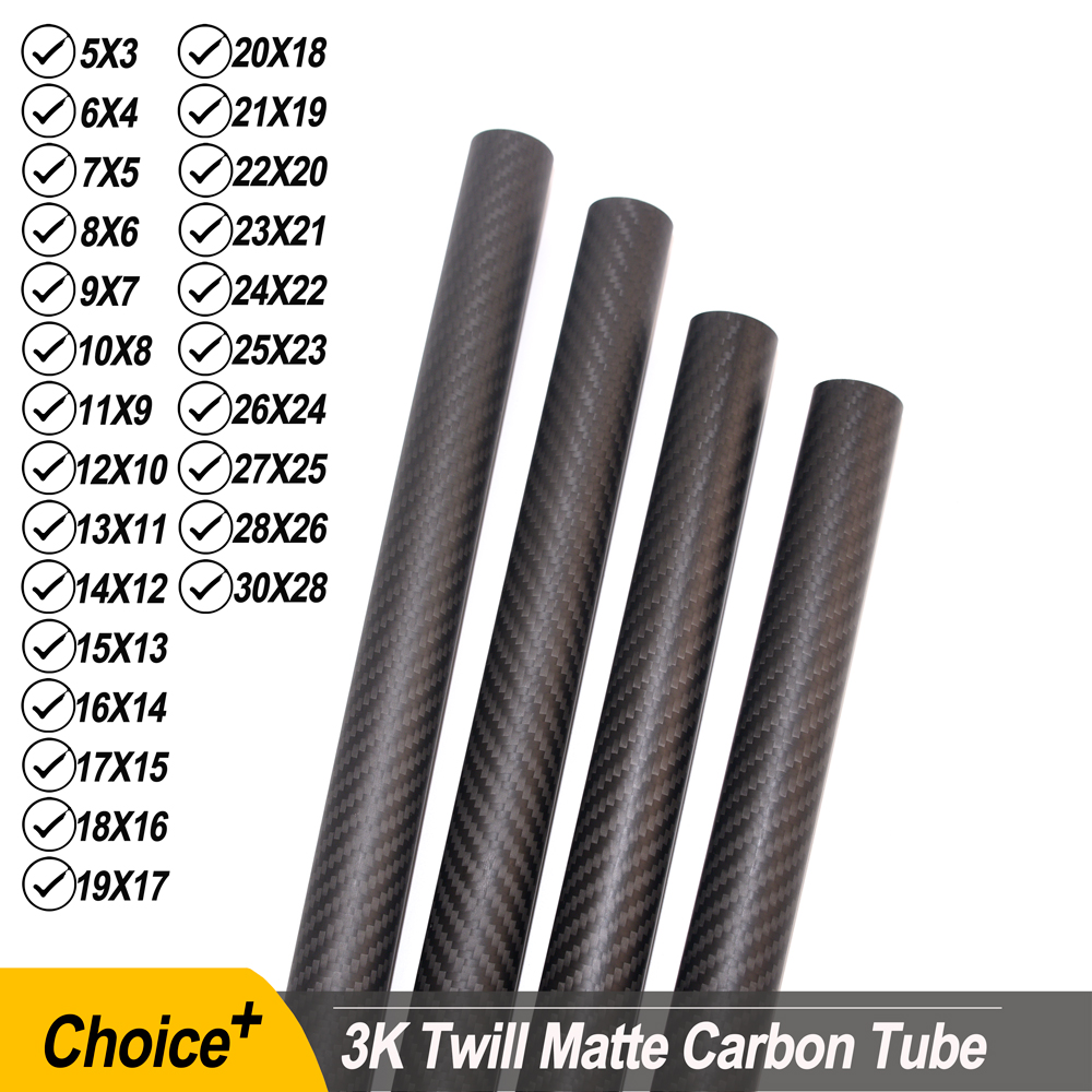 Rc Hobby Youtube - 2 Stuks 3K Pure Koolstofvezel Buis