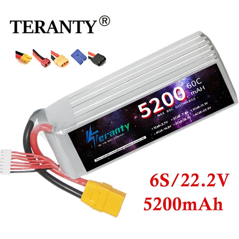 Rc Hobby Model - 6S 5200Mah Lipo Batterij 22.2V 60c