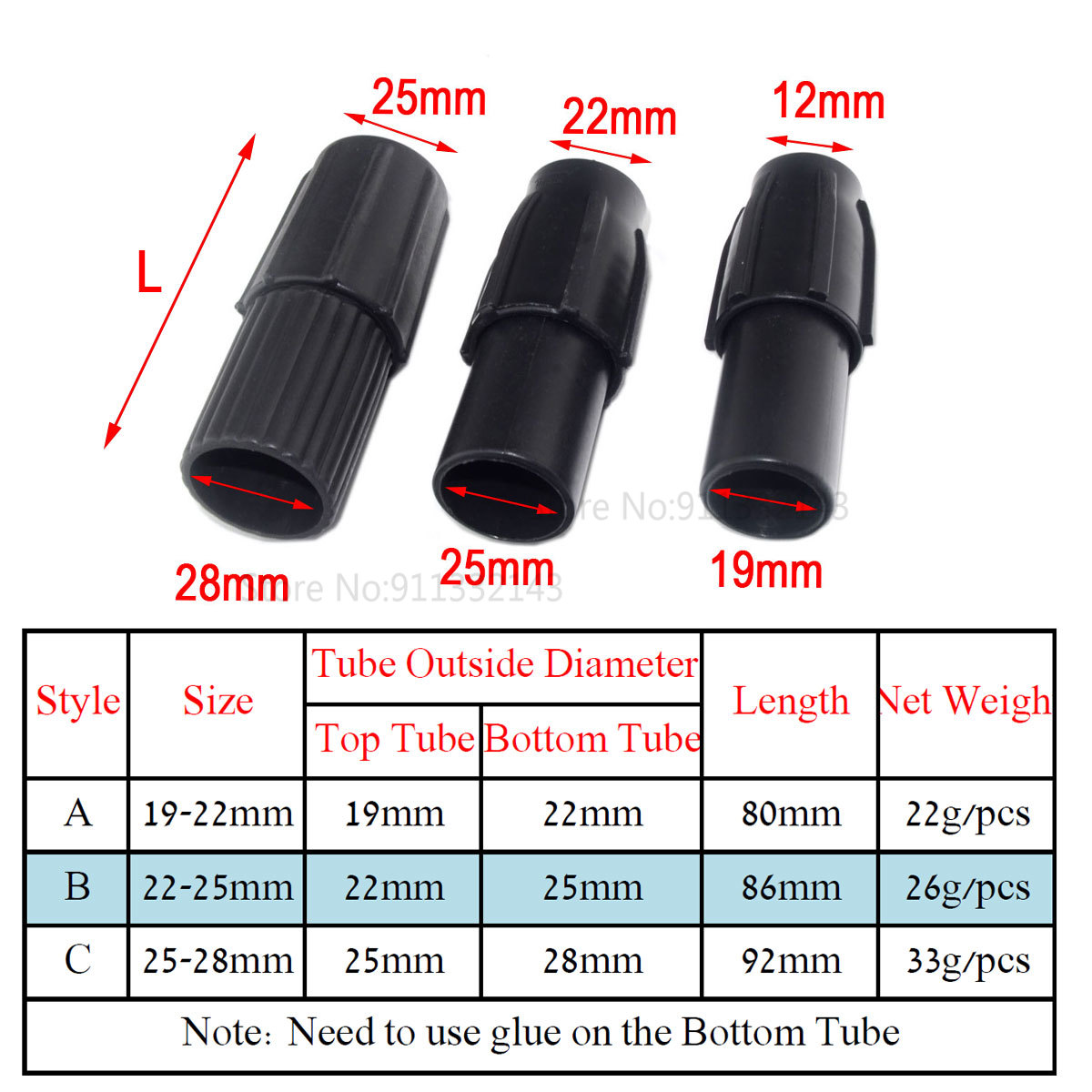 Rc Hobby Youtube - 4 stuks telescopische pijpverbinding buisconnector klem