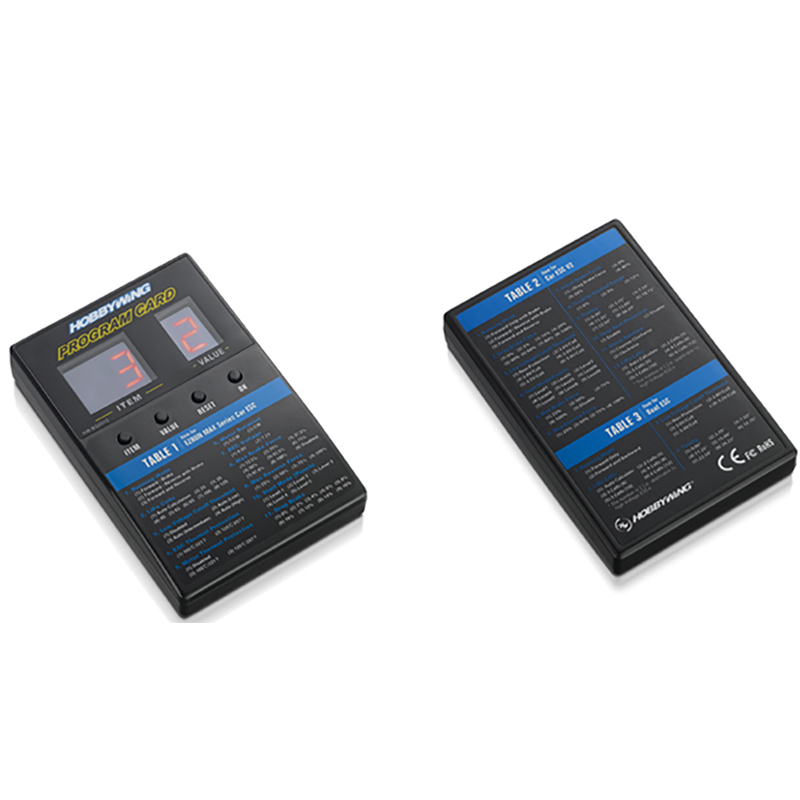 Rc Hobby Model - Hobbywing Led Digitale Programmeerkaart Geschikt Voor