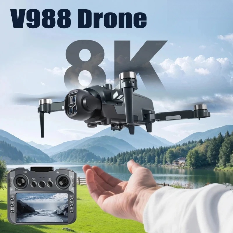 Rc Hobby China - Originele V988 Drone 8K HD Dubbele