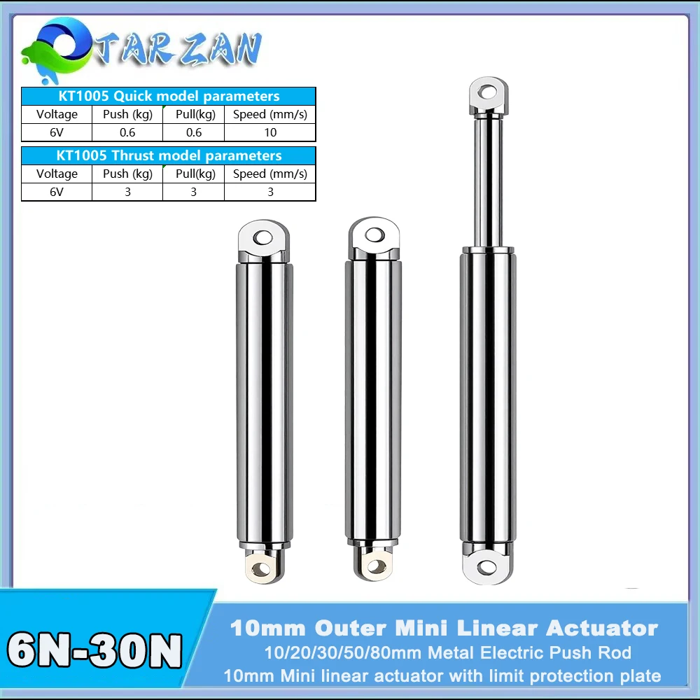 Rc Hobby Car - 10mm Lineaire Actuator Intrekbare Pen Type