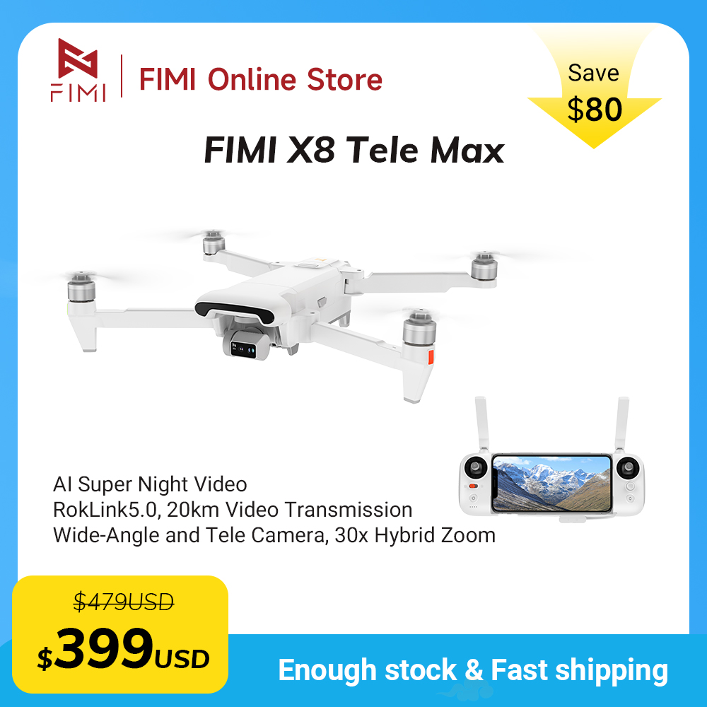 Rc Hobby China - FIMI X8 Tele Max Drone 4K