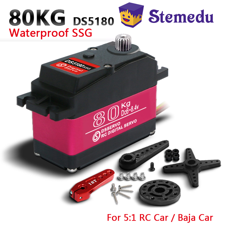 Rc Hobby Toys - Dsservo Waterdichte DS5180 80KG Hoge Snelheid