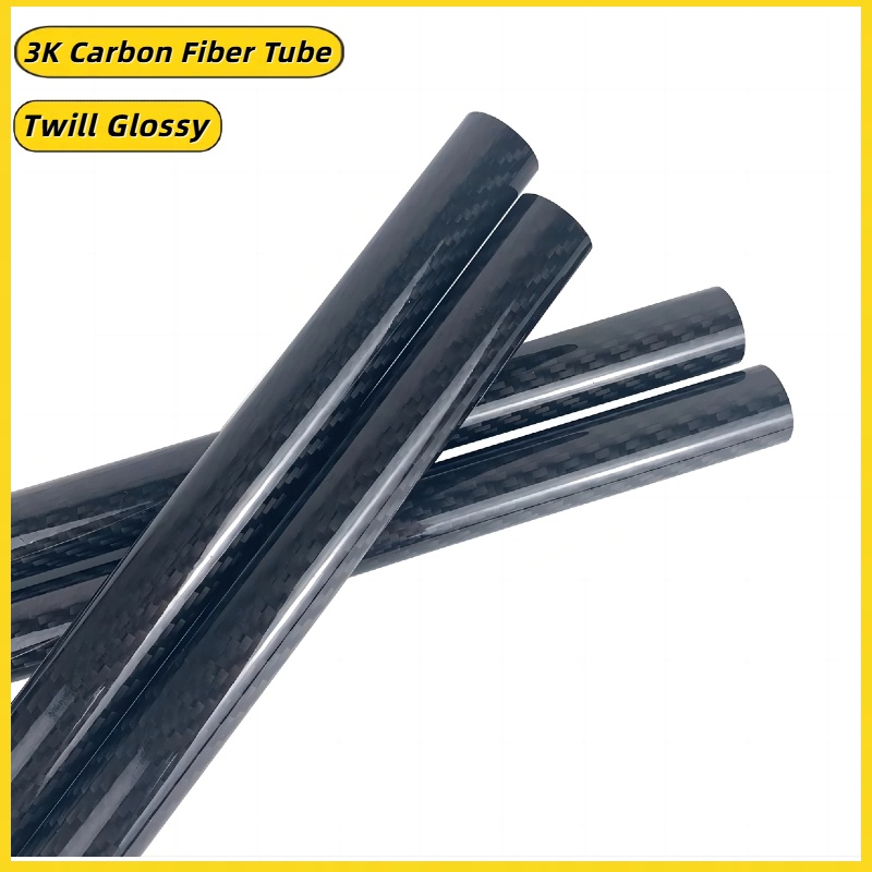 Rc Hobby Youtube - 1Pc Glanzende Twill Koolstofvezel Buis 3K