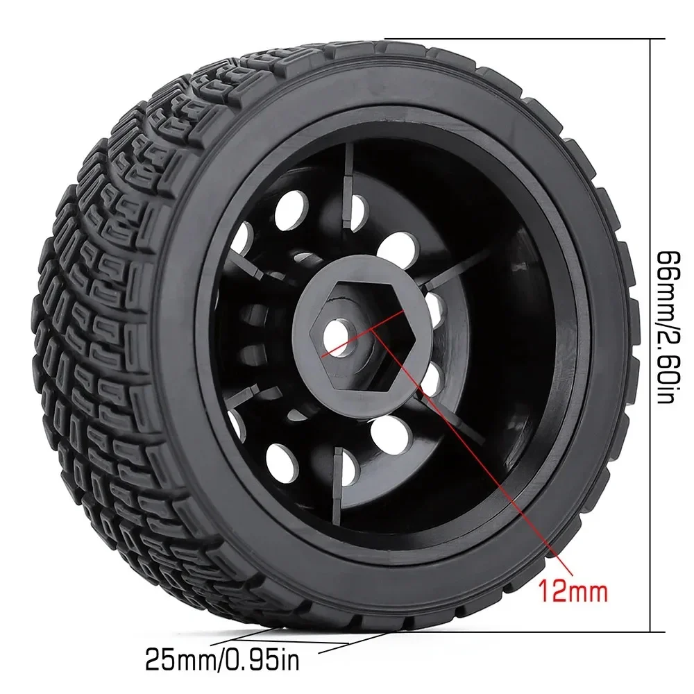 4 STUKS 12mm Hex 66mm RC Auto  - Wheel Rim Rc recensie en prijs