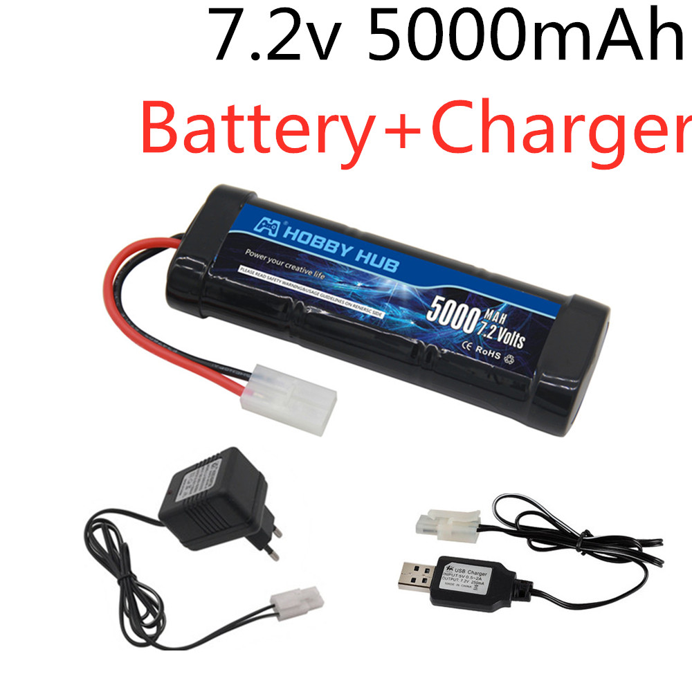 7.2V 5000mAh Ni-Mh-batterij me - Rc Hobby Vehicles recensie en prijs