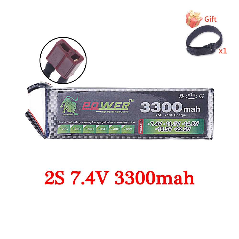 60C Lipo Batterij 3300mAh 7.4V - Rc Hobby Helicopter recensie en prijs