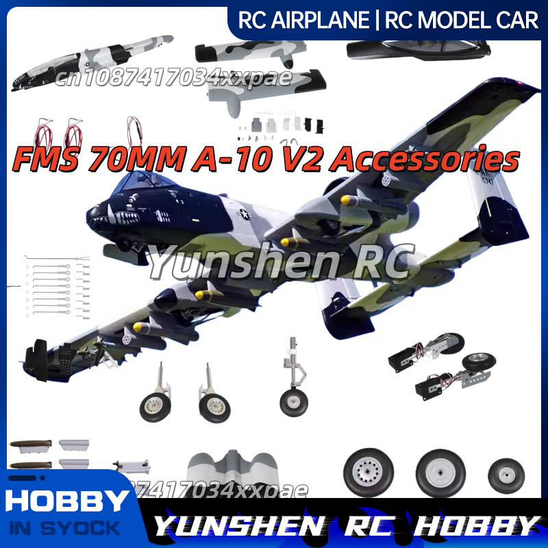 FMS 70MM EDF A-10 V2 RC Vliegt - Rc Hobby Car recensie en prijs