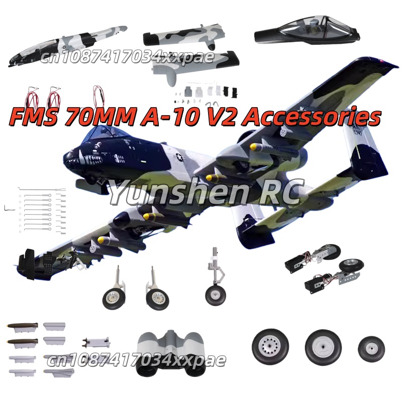 FMS 70MM EDF A-10 V2 RC Vliegt - Rc Hobby Car recensie en prijs