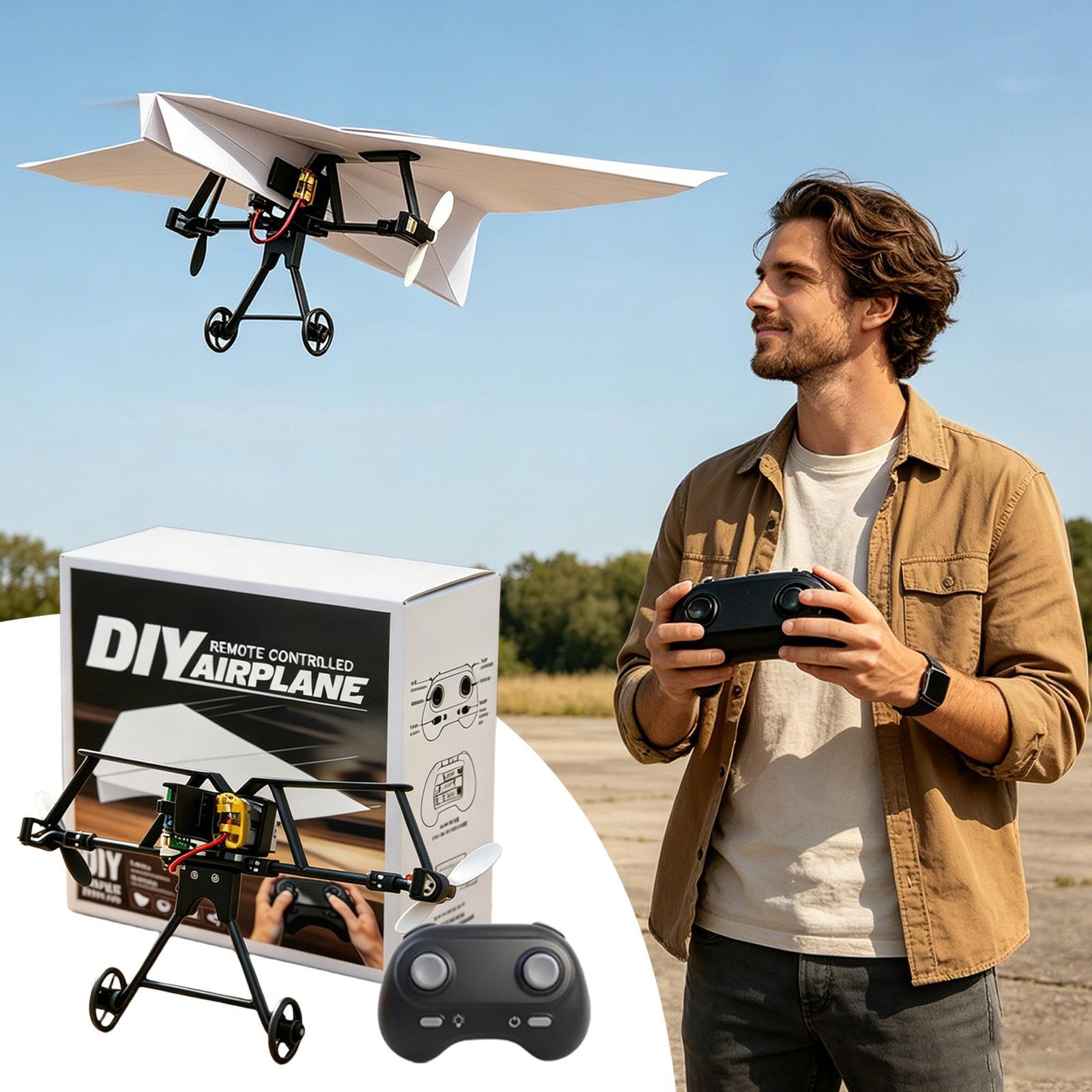 DIY RC Papieren Vliegtuig Kit  - Rc Hobby Toys recensie en prijs