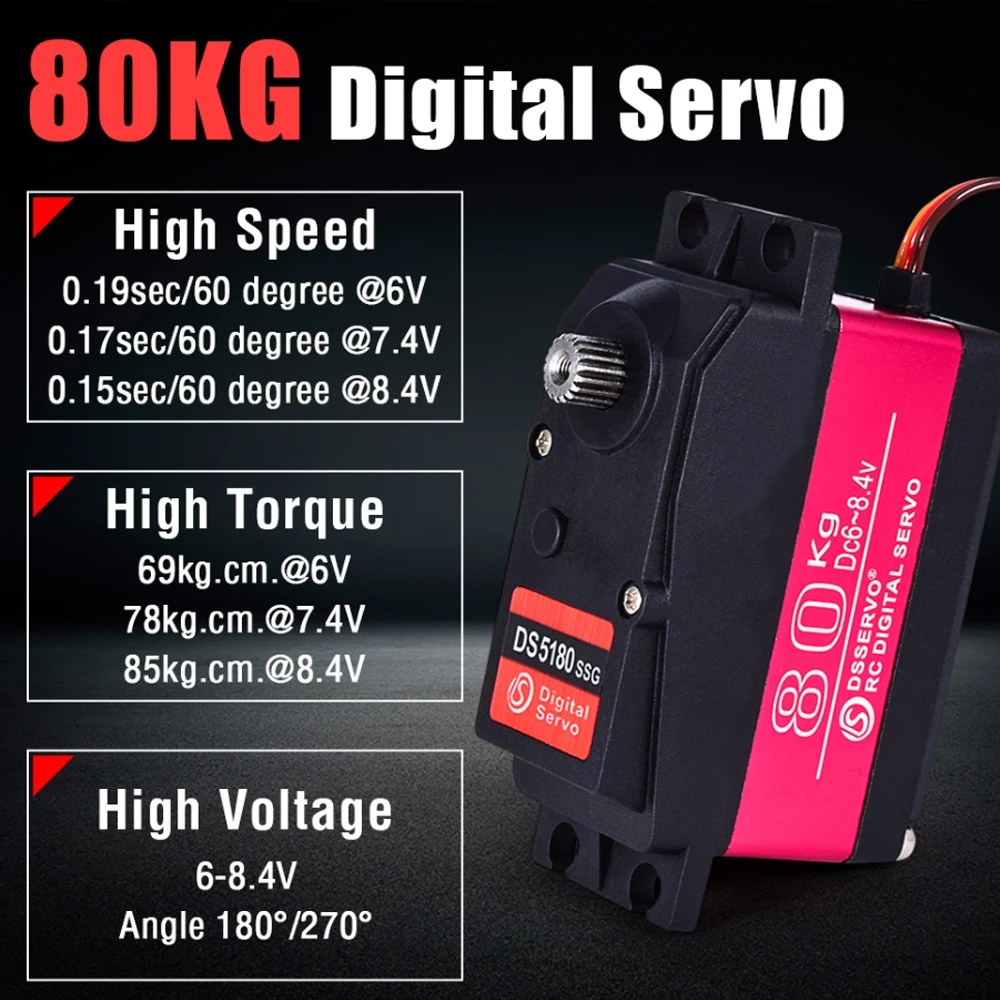 Dsservo Waterdichte DS5180 80K - Rc Hobby Toys recensie en prijs