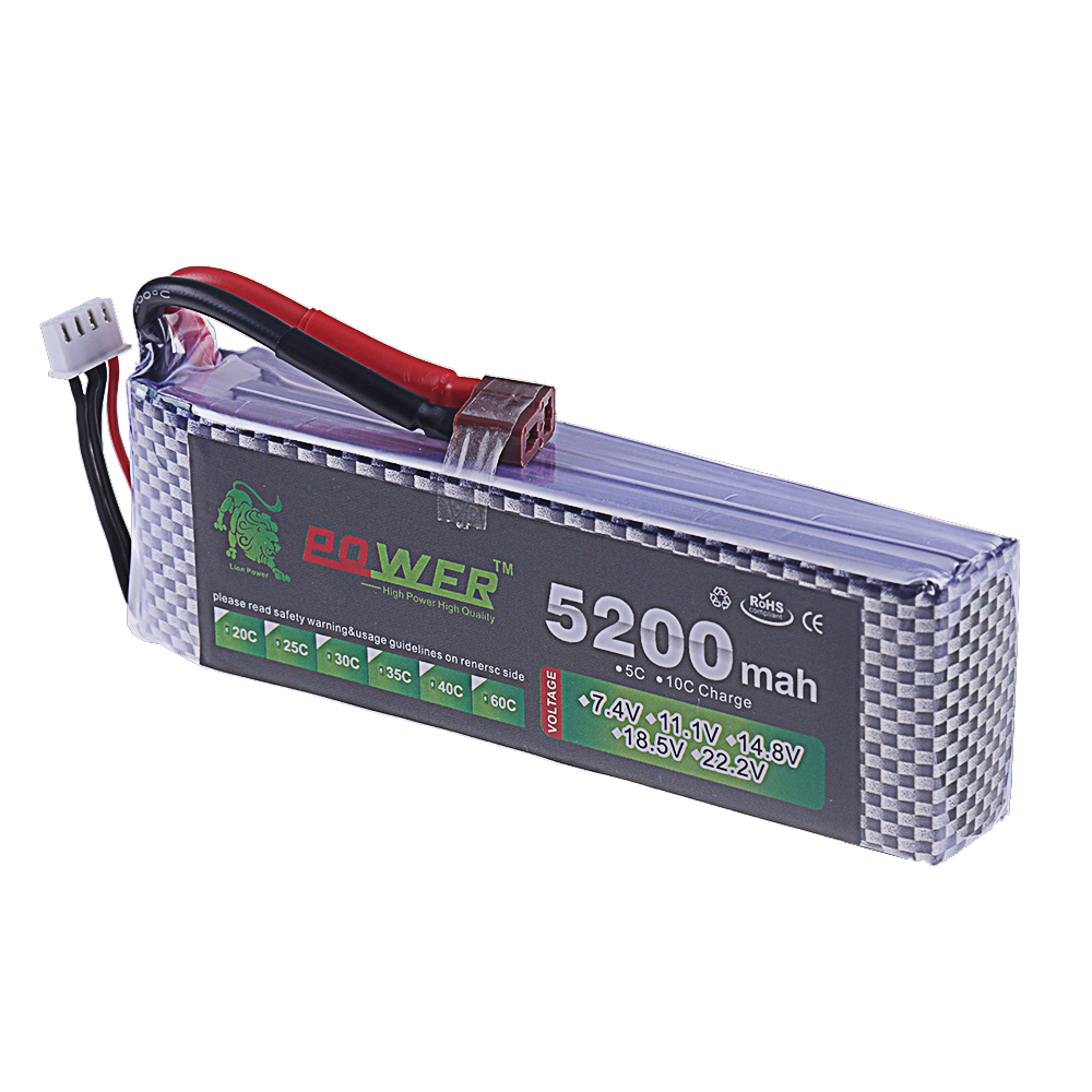 3S Lipo Batterij 11.1V 5200mah - Rc Hobby Helicopter recensie en prijs