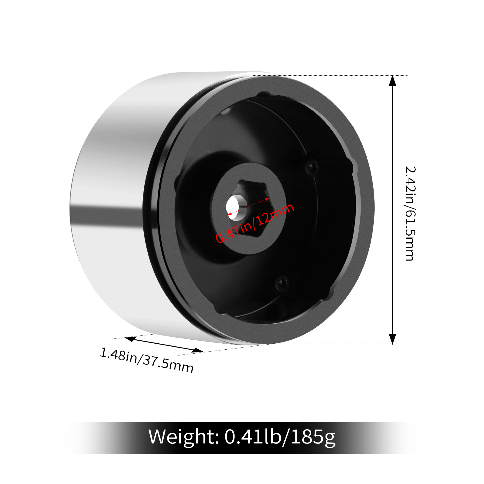 DashRC 2,2'' Beadlock velgen,  - Wheel Rim Rc recensie en prijs